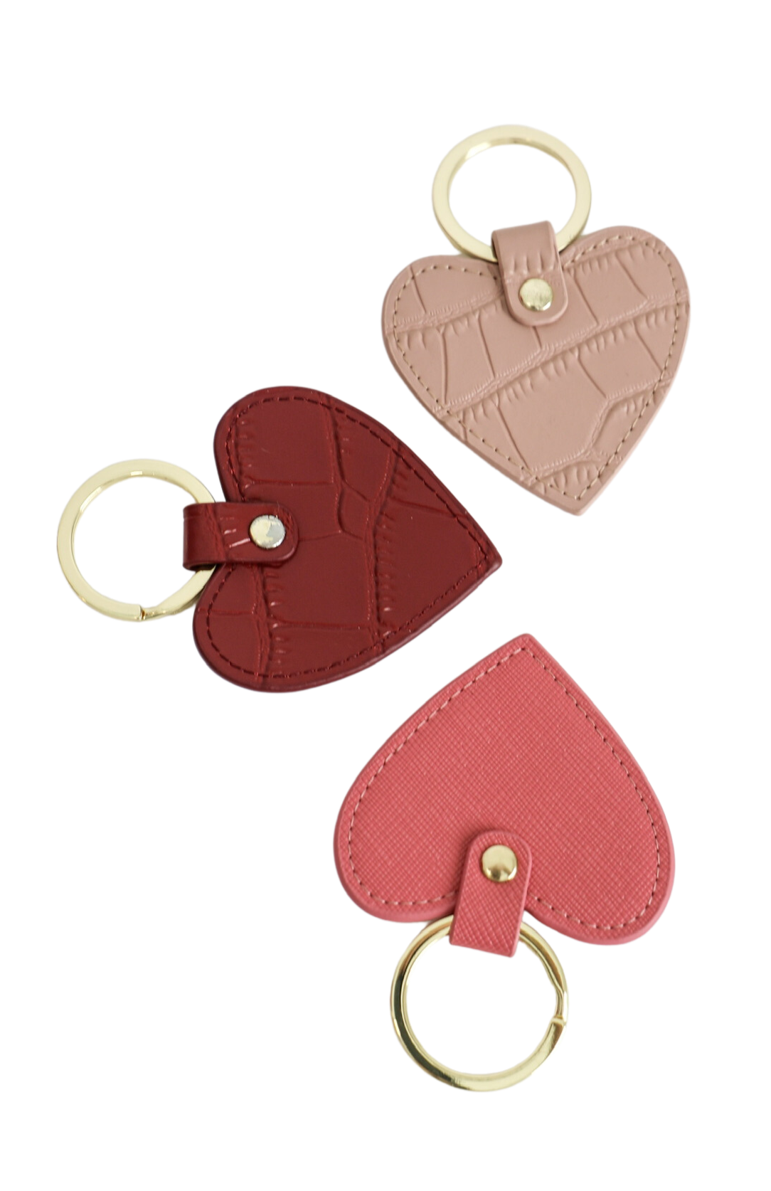 Heart Leather Keychain