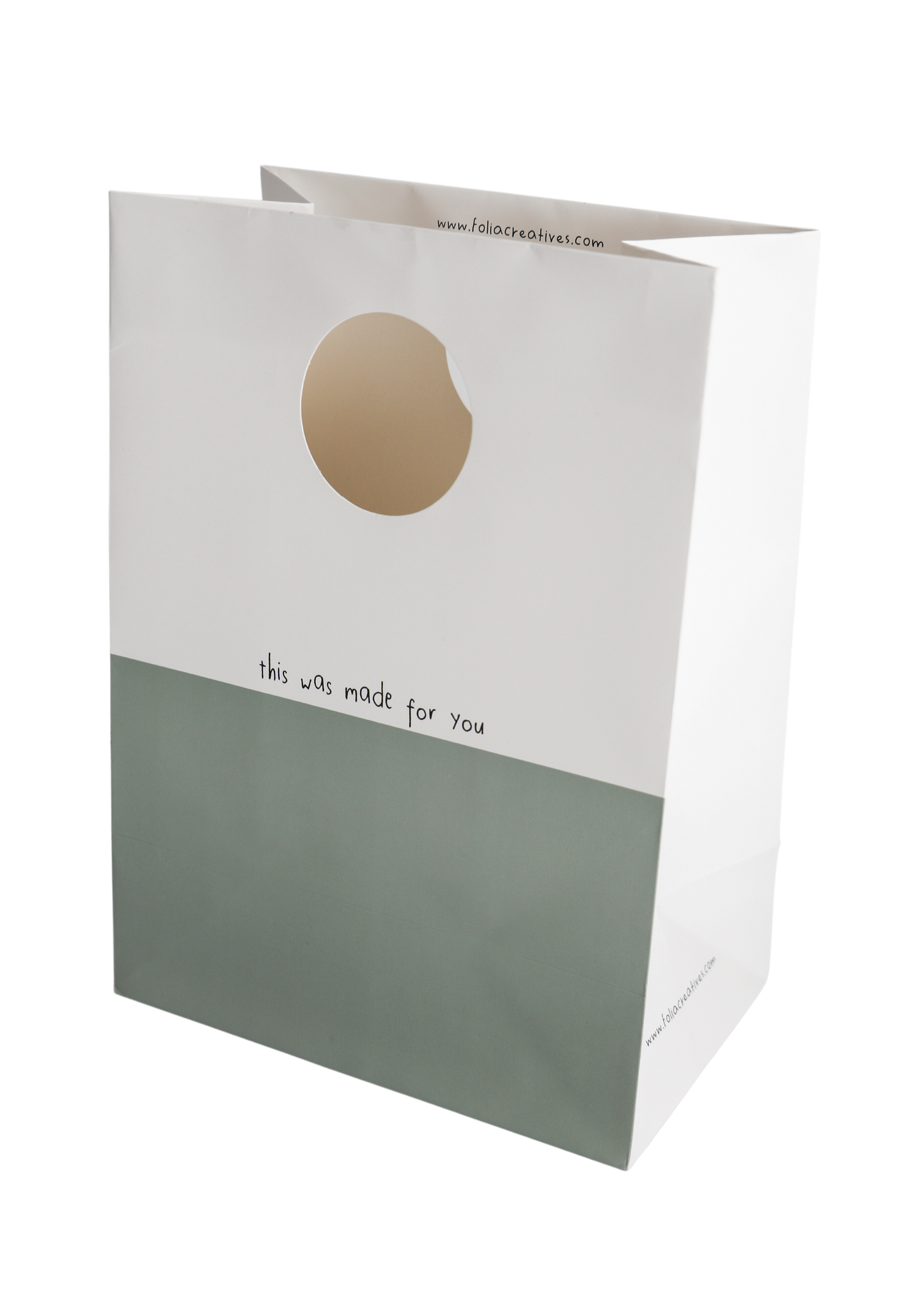 Share your appreciation with this thoughtful gift bag. Featuring a cheerful message of 'This was made for you', this gift bag is sure to add a personal touch to any special occasion. Perfect for birthdays, anniversaries, or any time you want to show someone how special they are.