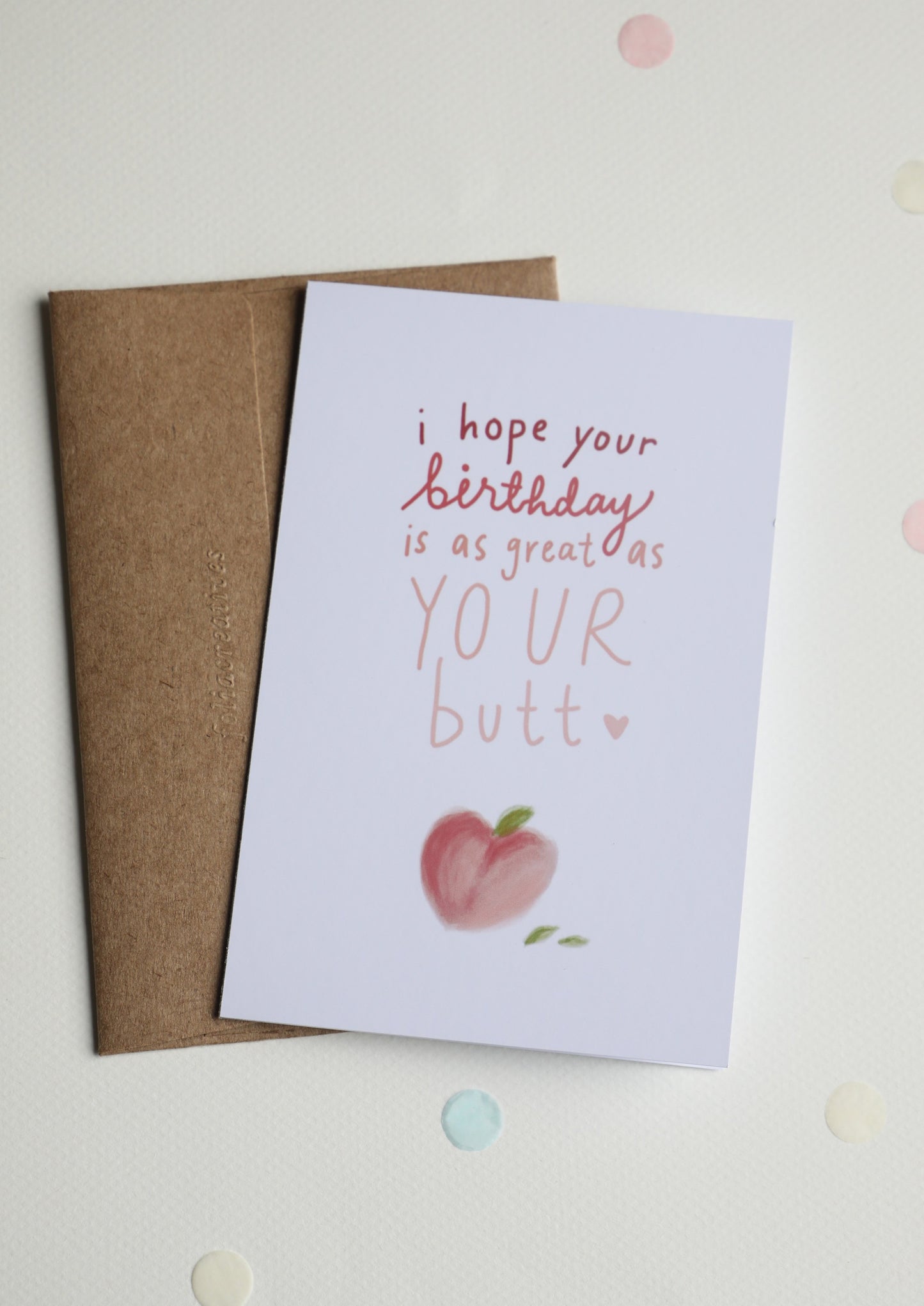 Greeting Card - Birthday Butt Appreciation