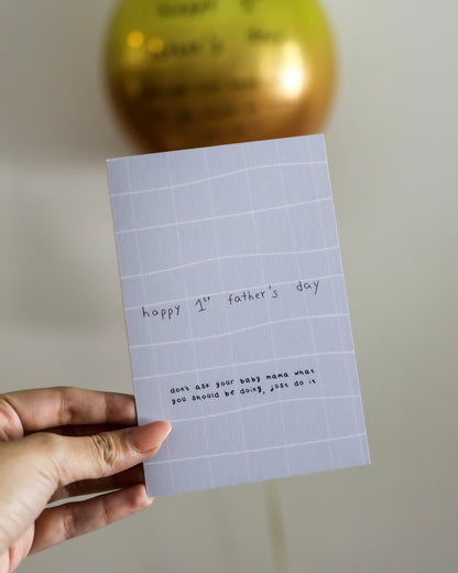 Greeting Card - Happy 1st Father's Day
