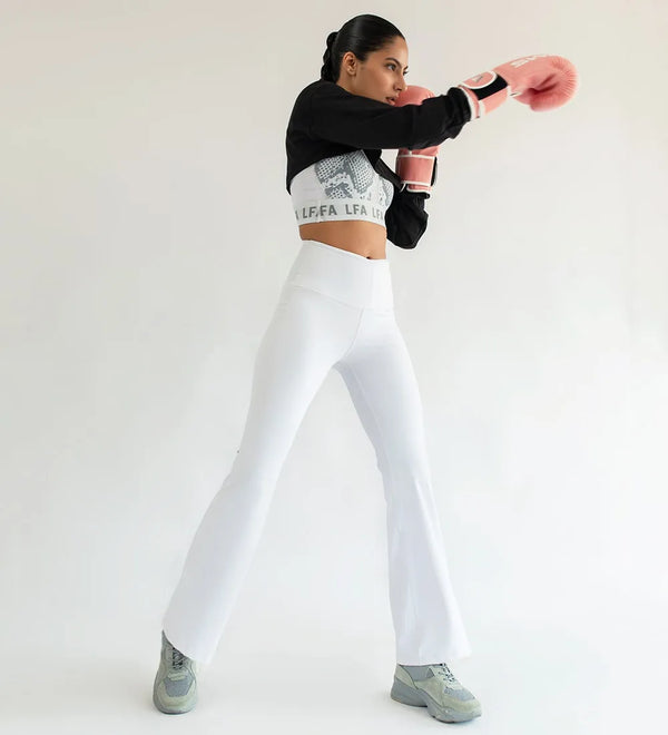 white sport movement pant