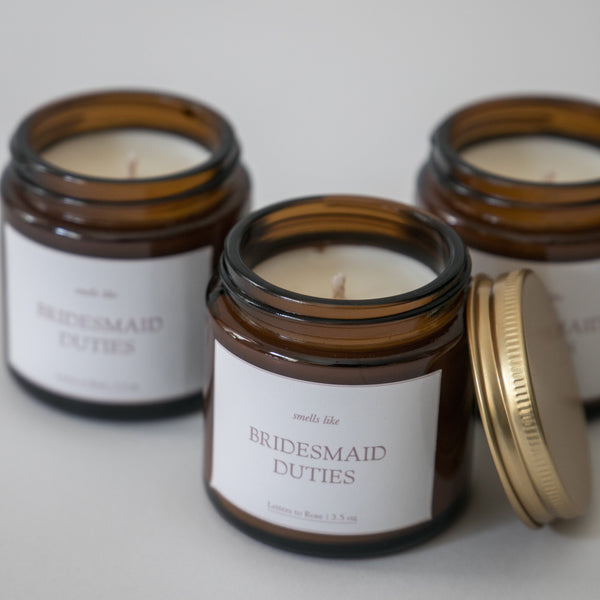 Bridsmaid Duties Candle