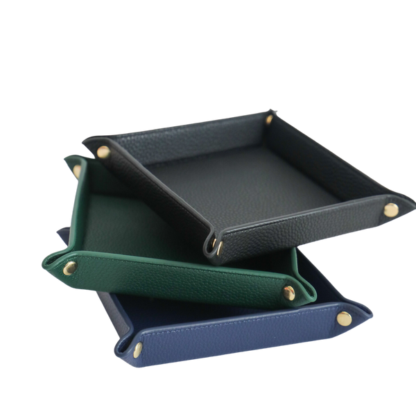 premium leather tray