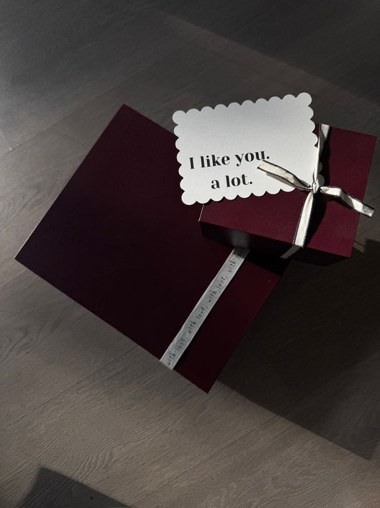 Maroon Gift Box