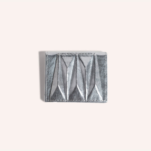 mini wallet silver