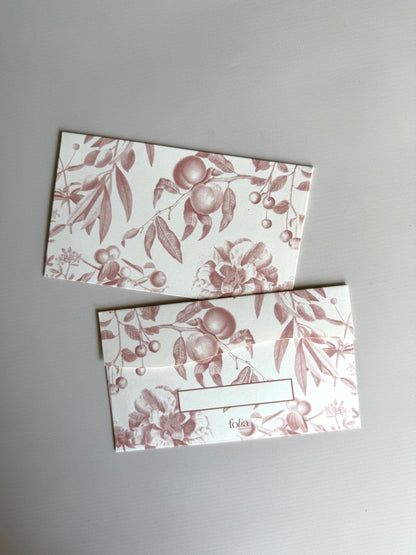 Botanical - Envelope Set / Dusty Pink