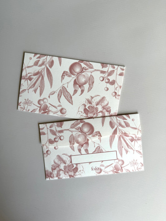 Botanical - Envelope Set / Dusty Pink