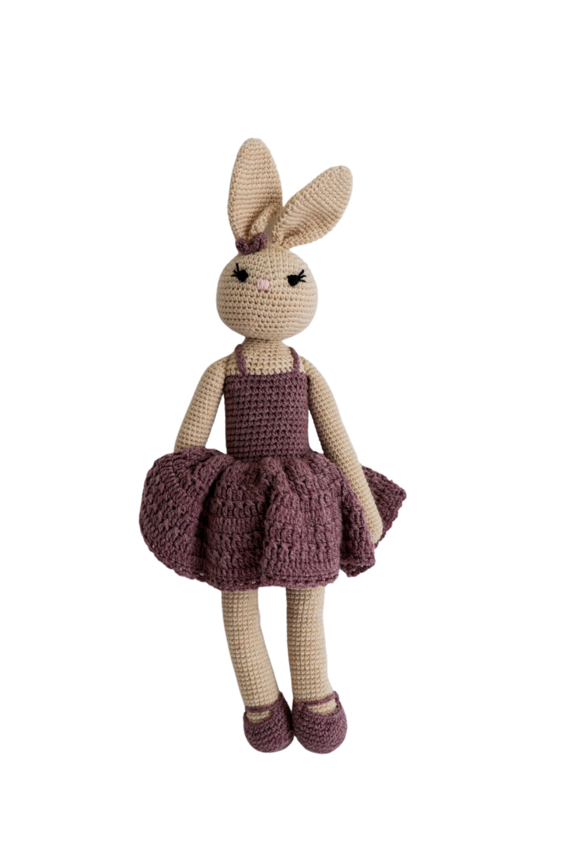 Large Crochet Bunny Doll