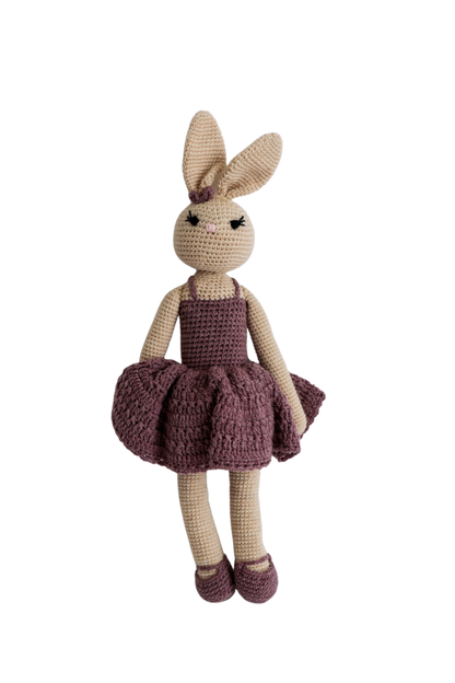 Large Crochet Bunny Doll