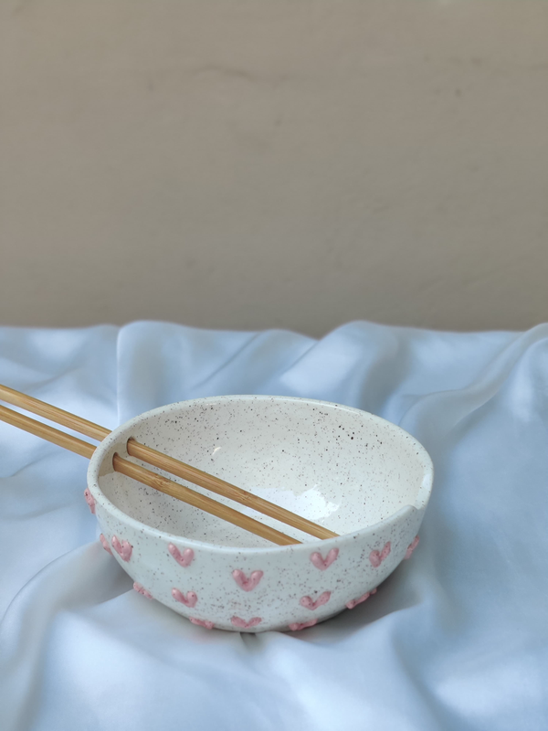 ramen bowl  - pink