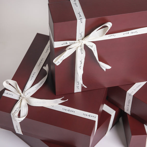 Gift Box - Burgundy