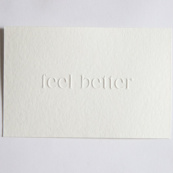 feel better notecard