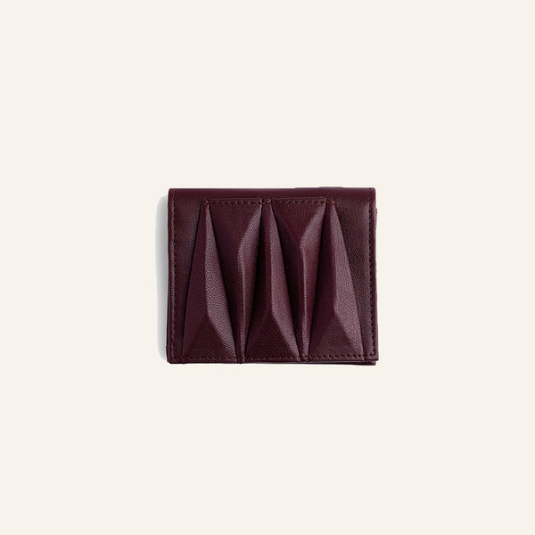 mini wallet oxblood