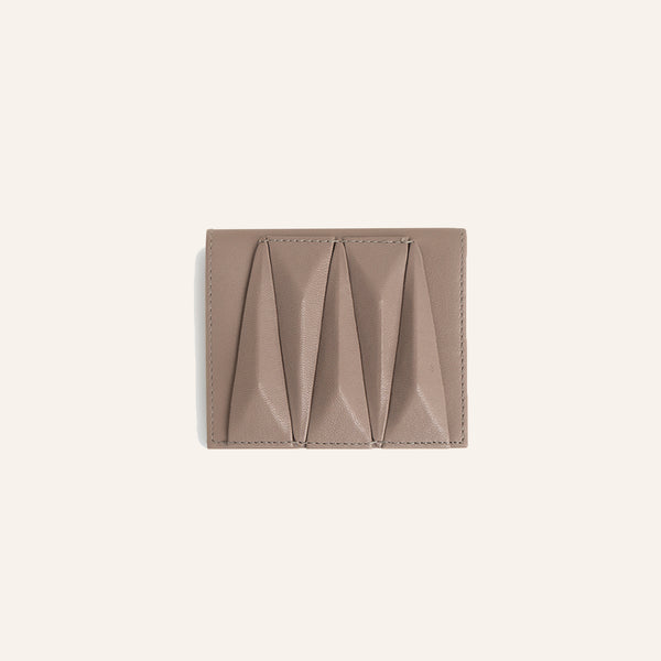 mini wallet taupe grey