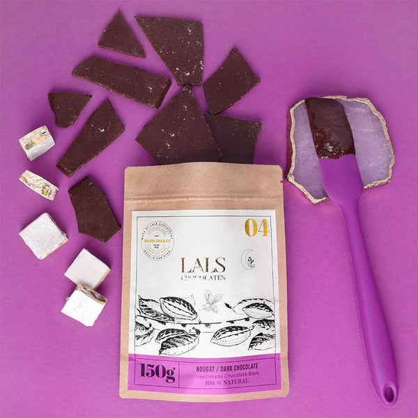 Nougat In Dark Chocolate Bark Pouch