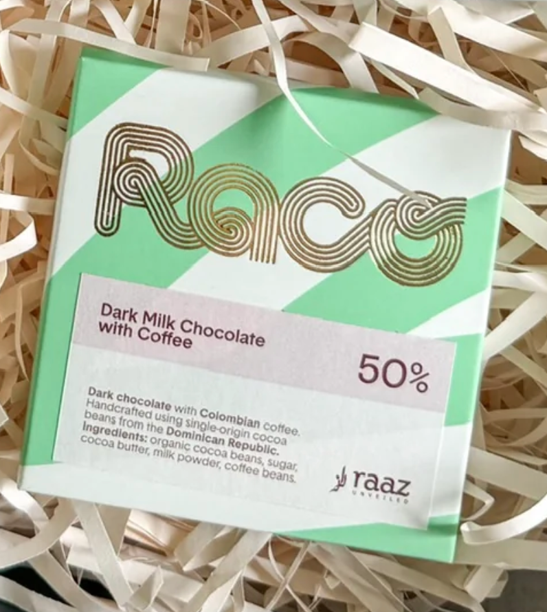 Dark milk chocolate with coffee 50%