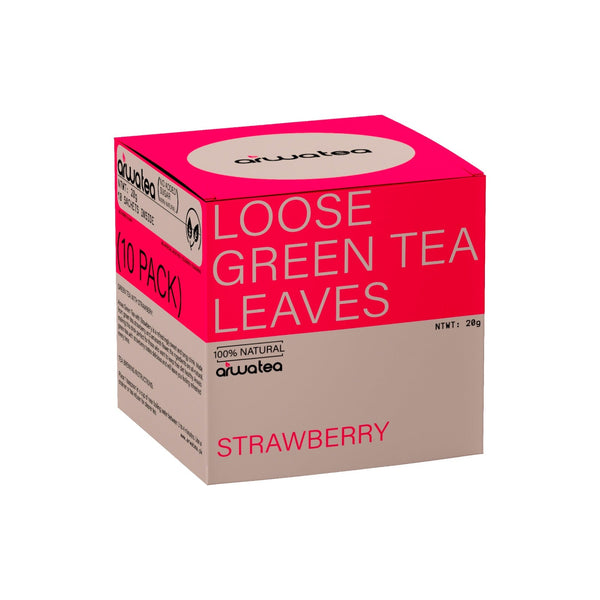 strawberry tea leaves