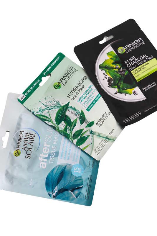 Transform your skin with Garnier's luxurious face masks. These easy-to-apply masks provide premium hydration and nourishment, leaving your skin feeling soft, smooth, and revitalized. 