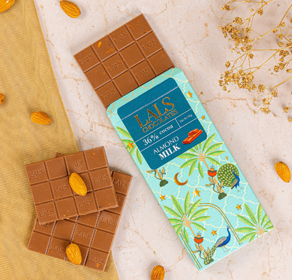 almond milk 36% chocolate bar