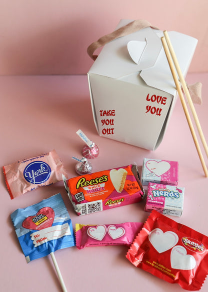 Take You Out box - with valentines candy