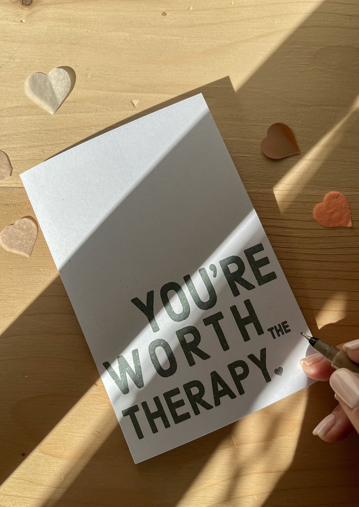 Greeting card - You're Worth The Therapy
