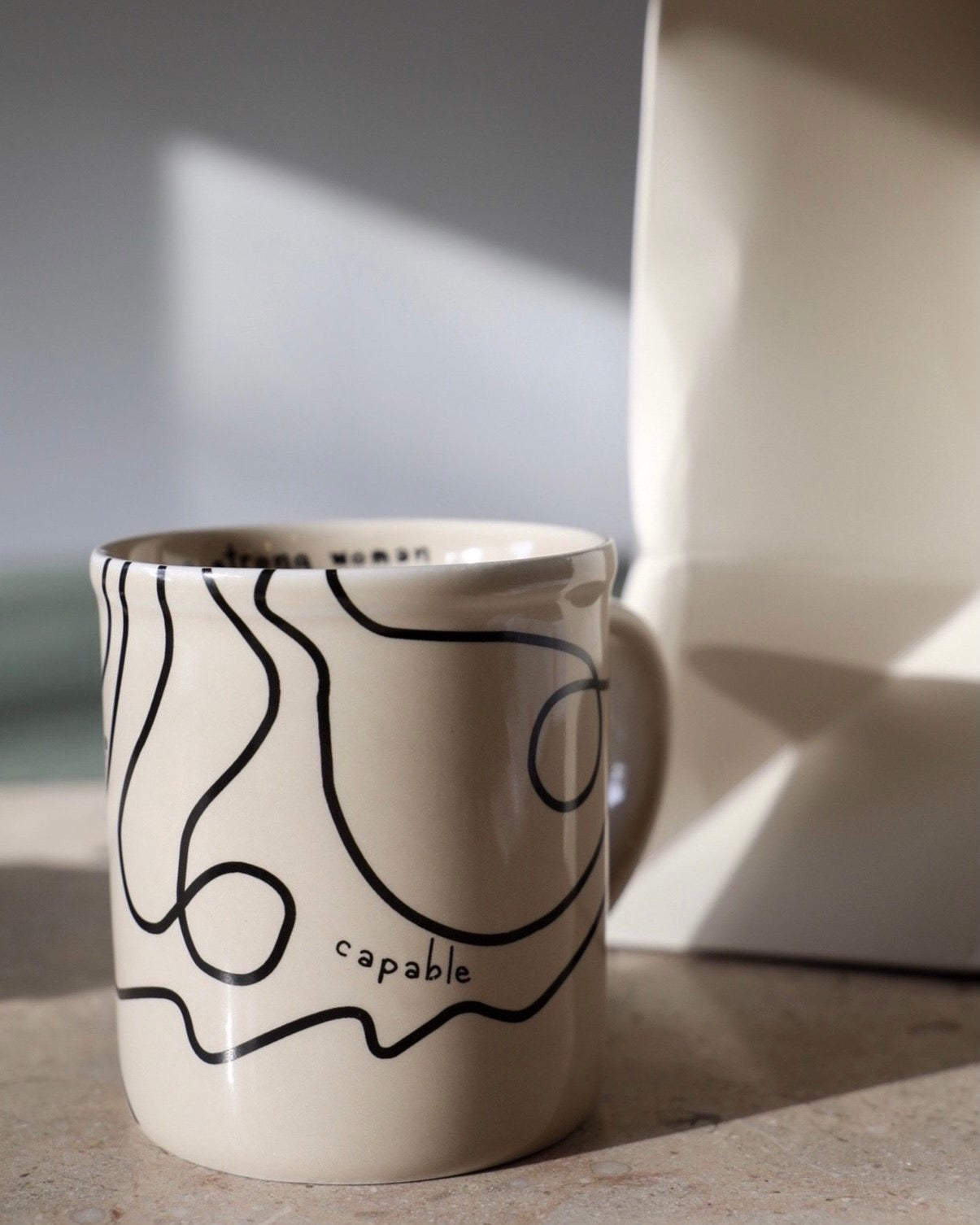 “Her Story” Mug in Cream